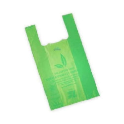 Shopper bio mater-bi/bio-compost maxi 30x60 kg.4 verdi/azzurri pesanti