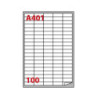 Etichette adesive in formato a4 cm. 3,7x1,4