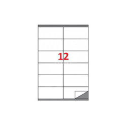 Etichette adesive in formato a4 cm.10,5x4,8