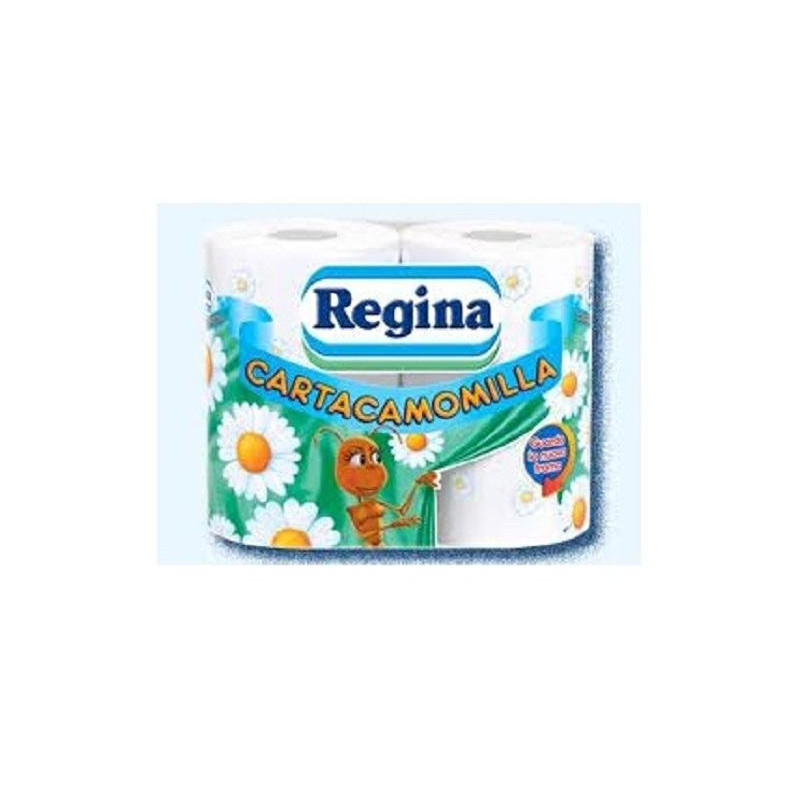 Regina carta igienica camomilla 4 veli 4 rotoli