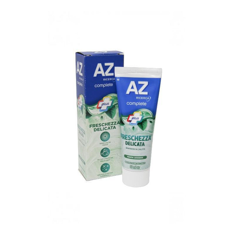 Az dentifricio ml. 65 freschezza delicata plus menta leggera