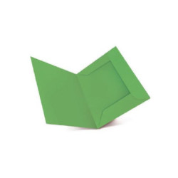 Cartella bristol gr.200 cm.25x33 a 3 lembi verde