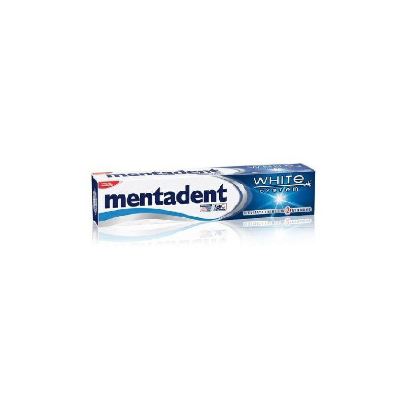 Mentadent dentifricio ml. 75 whi te system
