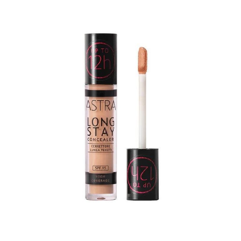 Astra correttore fluido long sta y concealer n.4,5w peach