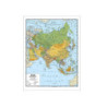 Carta geografica cm.100x140 asia 