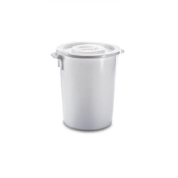 Contenitore tondo corallo lt.  9 0 neutro