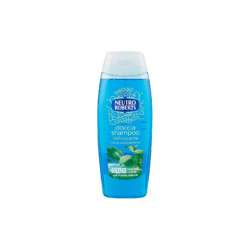 Roberts doccia shampoo ml.250 eu calipto e menta rinfrescante