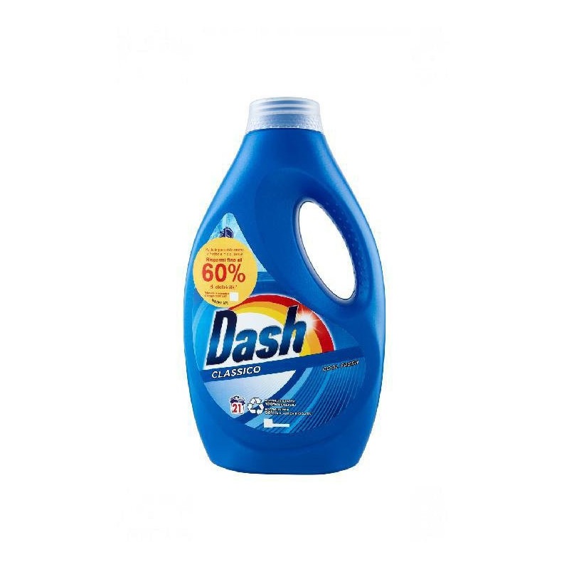 Dash liquido 21 lavaggi classico cool fresh