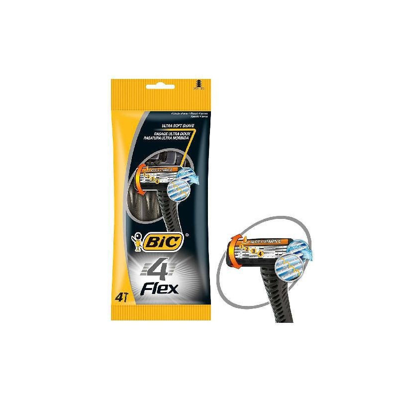 Bic rasoi flex 4 lame pz.4