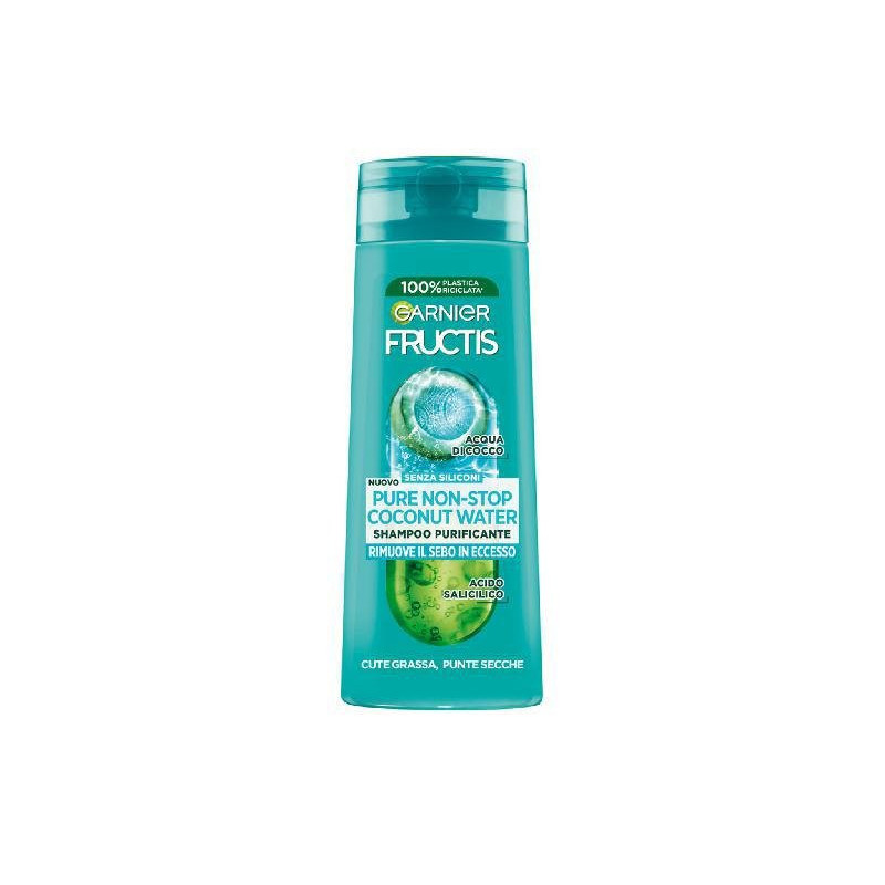 Fructis shampoo ml.250 pure non stop coconut water cute grassa
