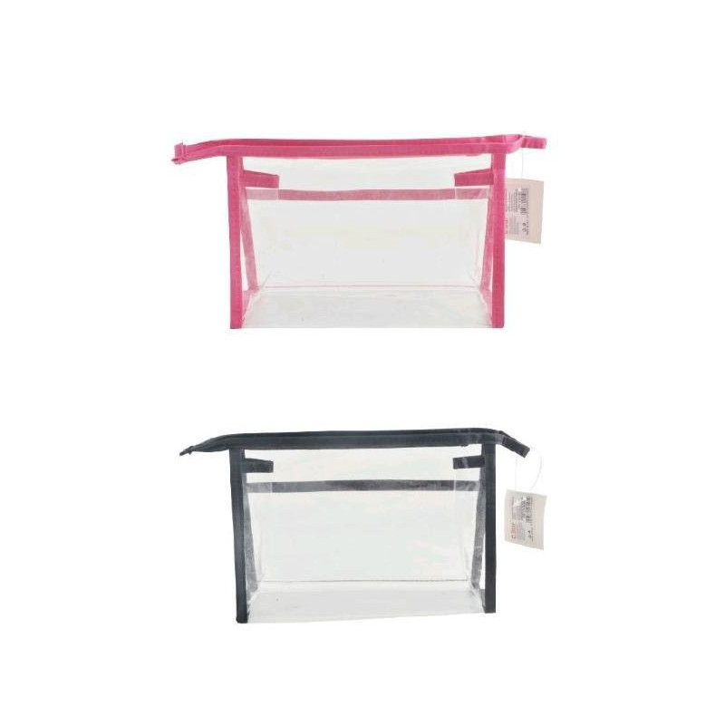 Busta necessaire trasparente cm. 23x16 art.cs24496