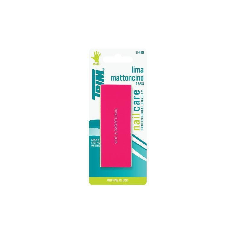 Trim lime unghie mattoncino 4 fasi blister art.11-49bi