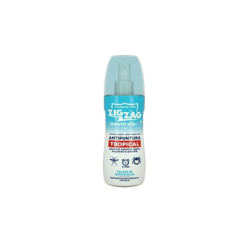 Zig zag insetti via corpo tropical vapo ml.100 talco di marsiglia