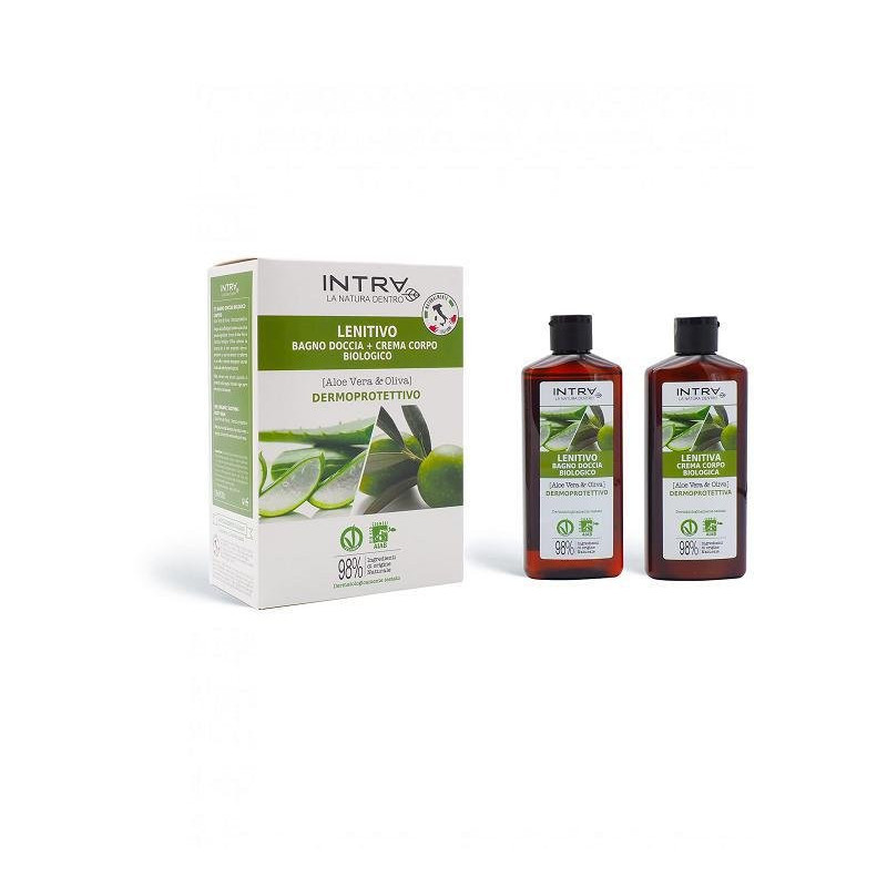 Intra confezione regalo lenitivo aloe vera e oliva