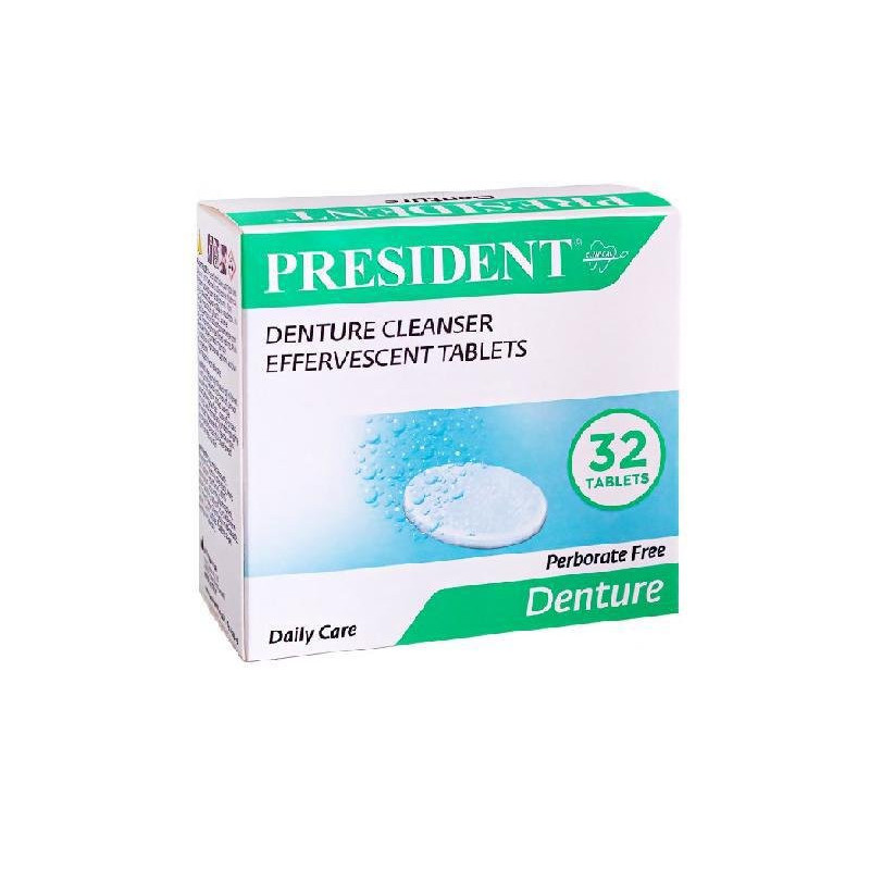 President compresse per dentiere pz.32