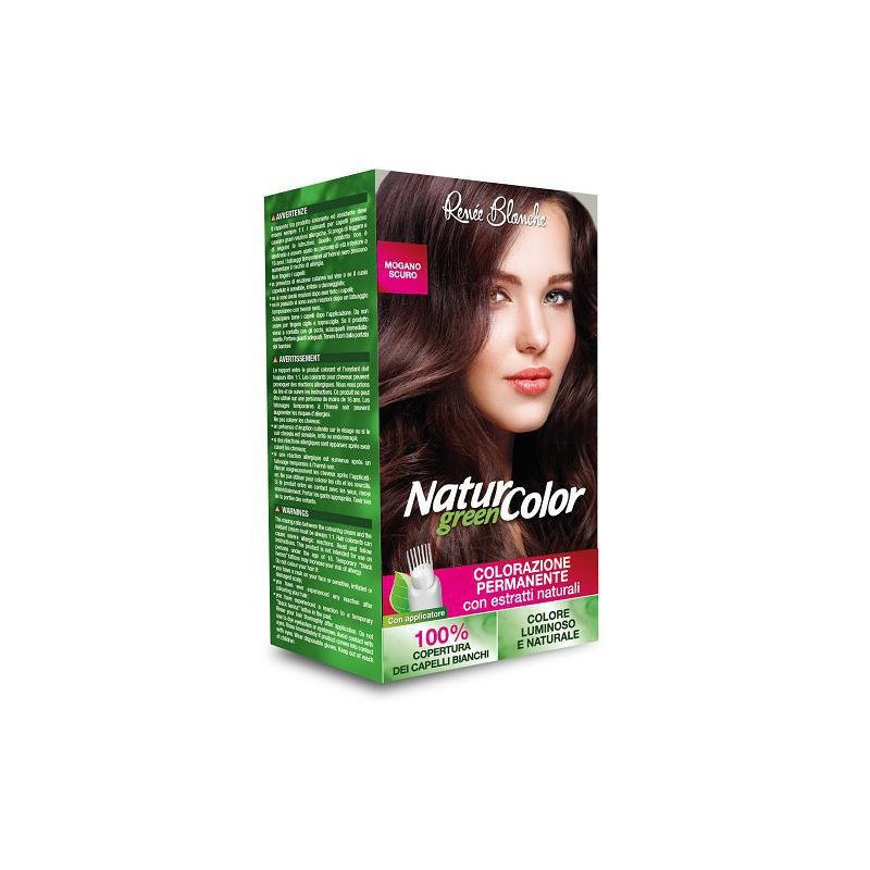 Renee blanche gel colorante nature green mogano scuro