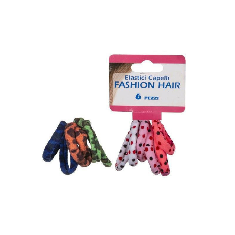 My elastici capelli colori assortiti pz.6 fashion