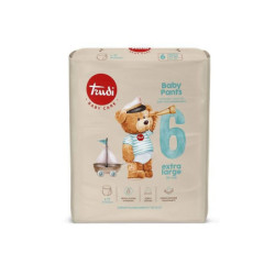 Trudi pannolini baby pants 6 xl (+15 kg) pz.17