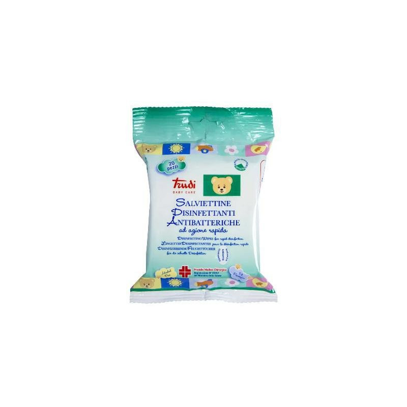 Trudi salviette disinfettanti bimbi pz.20
