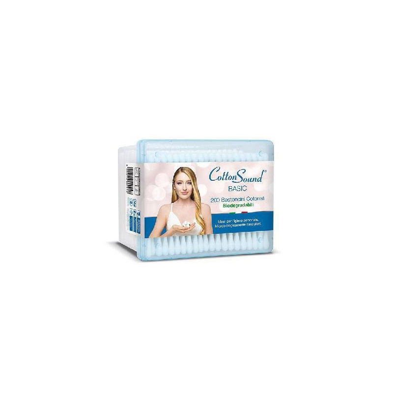 Cotton sound bastoncini orecchie pz.200 vaschetta