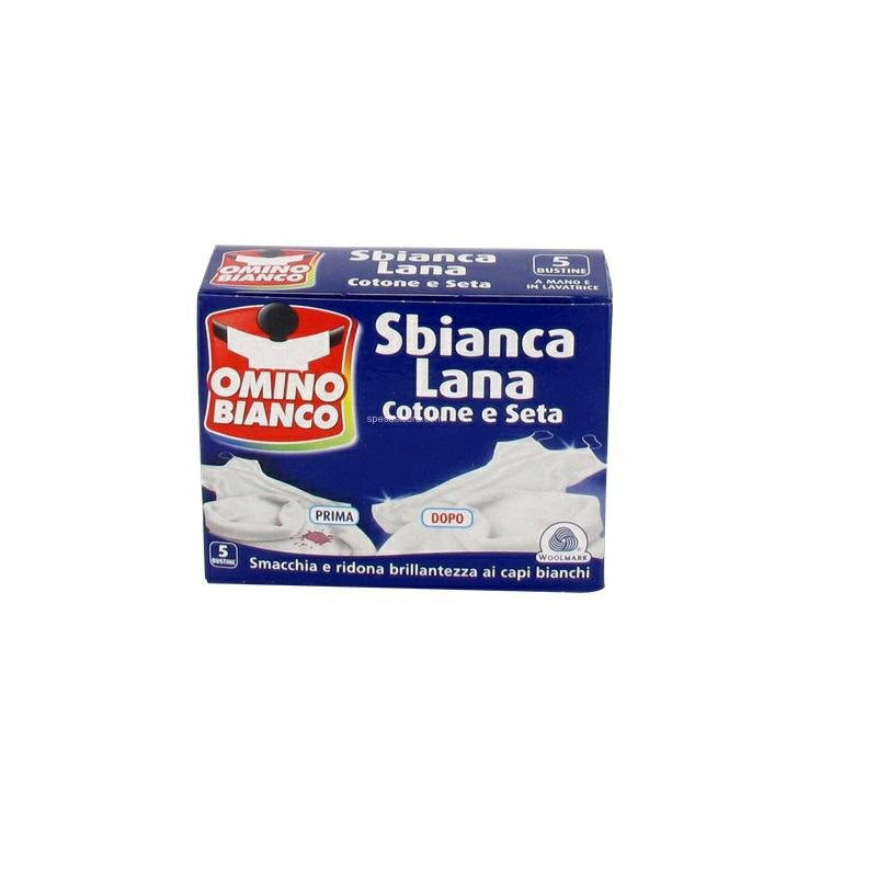 Omino bianco sbiancalana 5 busti ne