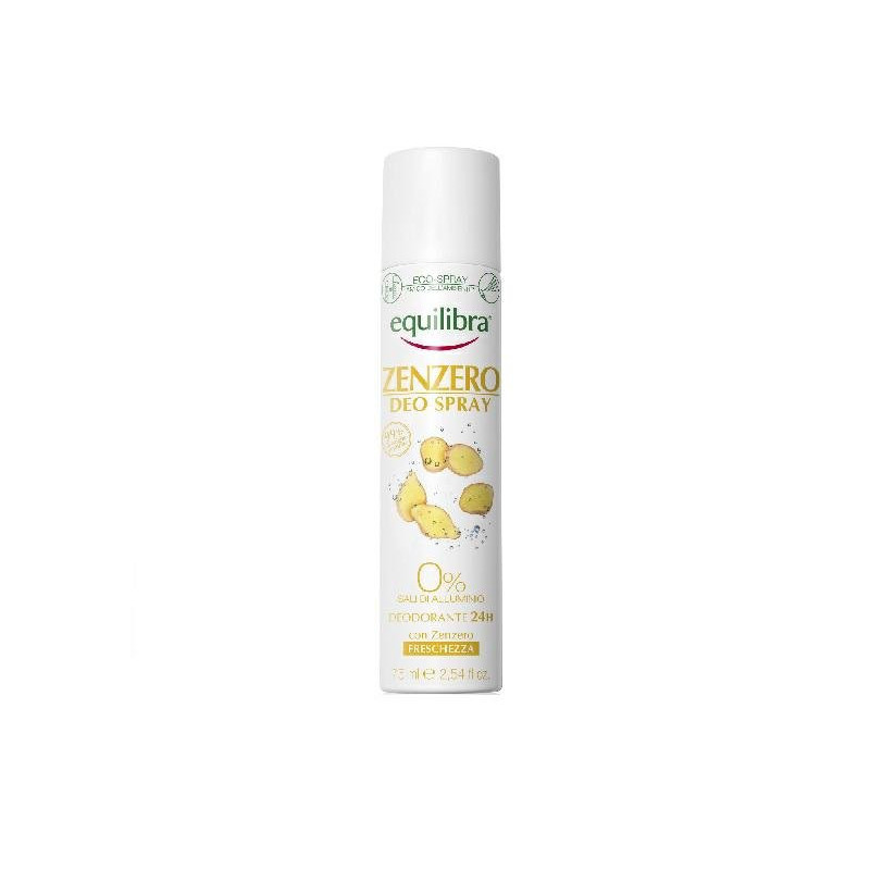 Equilibra deodorante spray ml.75 zenzero