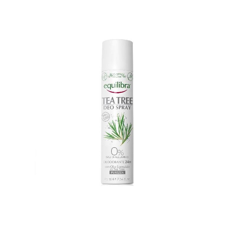 Equilibra deodorante spray ml.75 tea tree