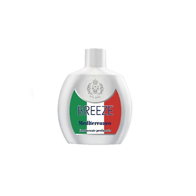 Breeze deodorante squeeze ml.100 mediterraneo