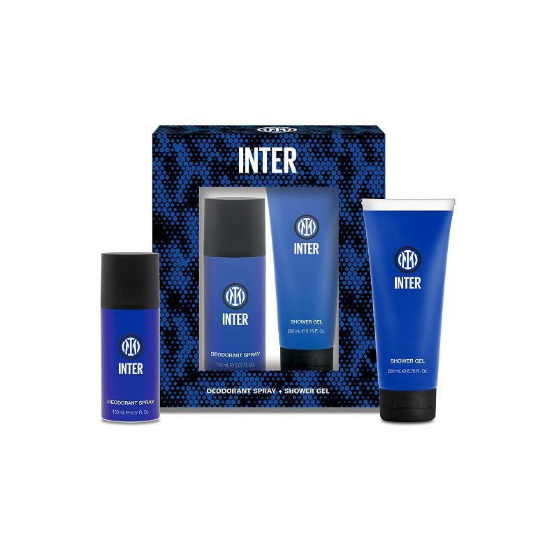 Inter confezione regalo doccia+d eodorante