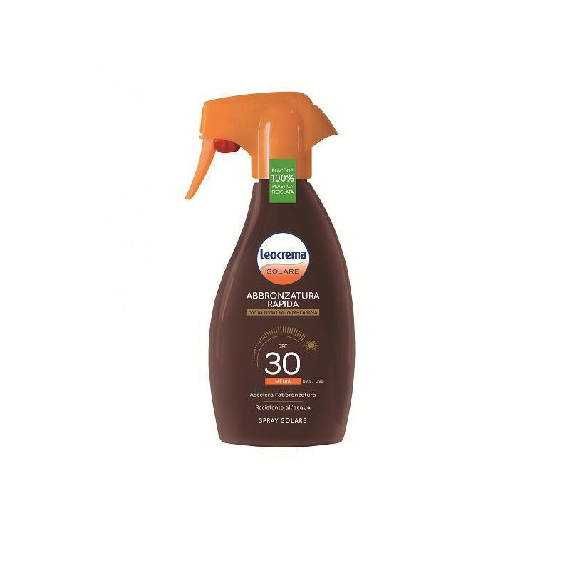 Leocrema solare spray trigger ab bronzatura rapida fp.30 ml.250