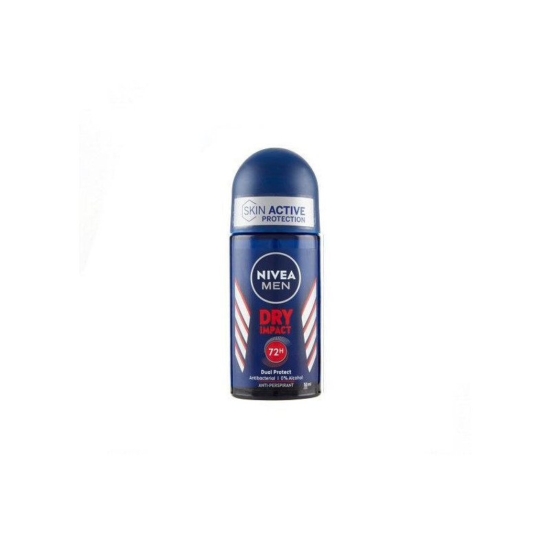 Nivea deodorante roll on ml.50 for men dry impact 72h