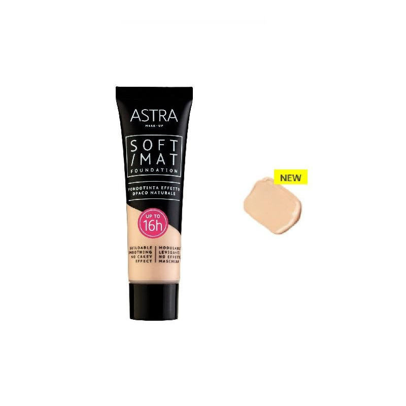 Astra fondotinta fluido soft/mat n.02 butter