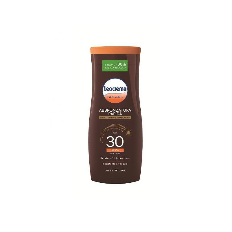 Leocrema solare latte abbronzatu ra rapida fp.30 ml.200