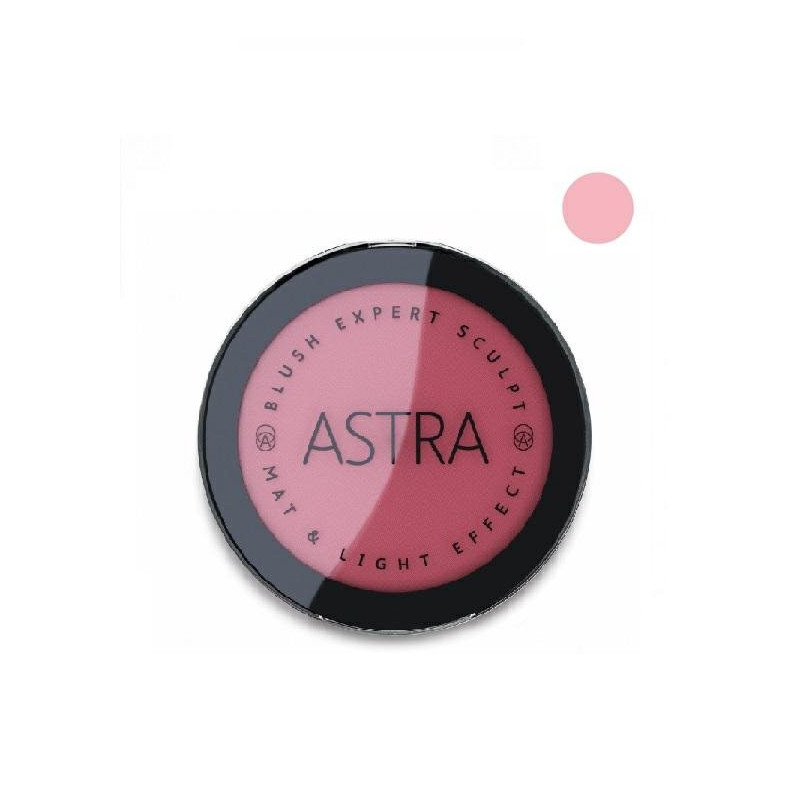 Astra fard blush expert mat effe ct n.01 nude rose