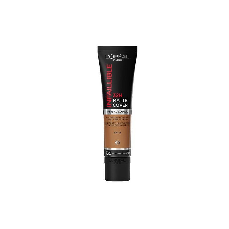 L oreal fondotinta infaillible m at cover fluido 330 noisette