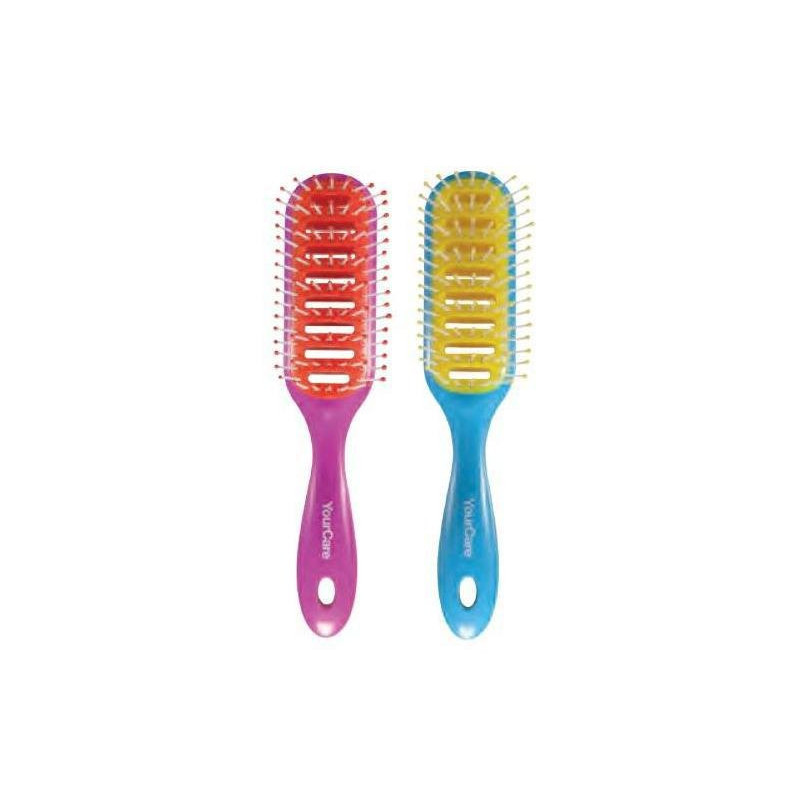 Yourcare spazzola capelli bicolor scheletro art.8837bc