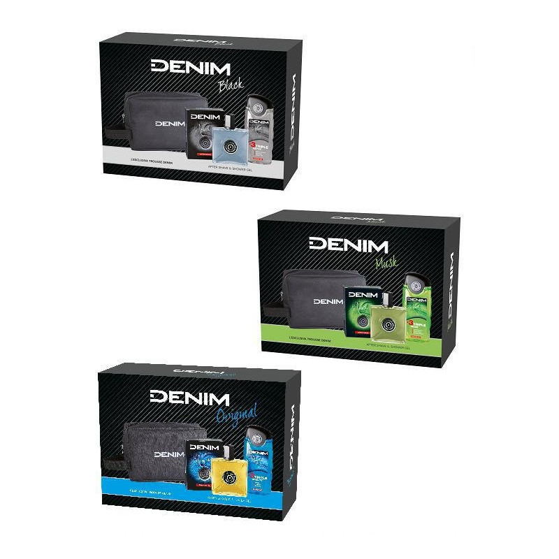 Denim confezione regalo profumo+doccia+trousse fap5016