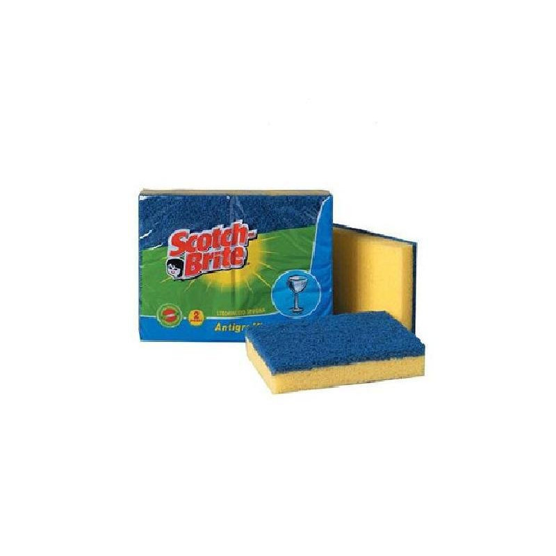 Scotchbrite spugna doppiouso ant igraffio pz.2