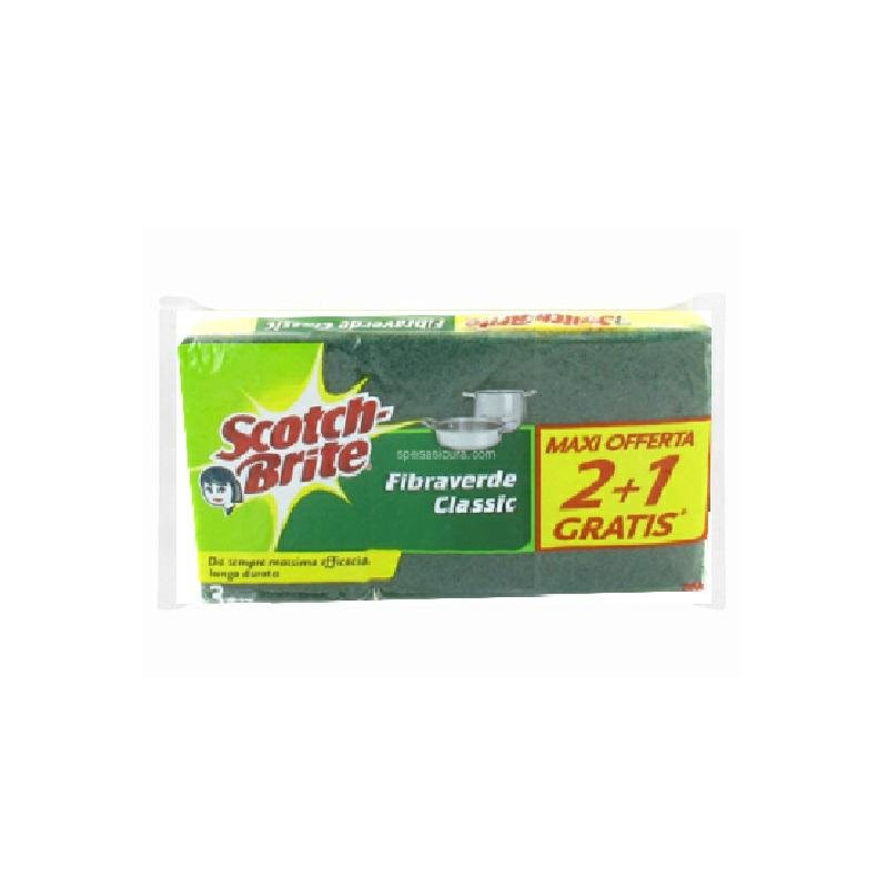 Scotchbrite spugna doppiouso pz. 2+1