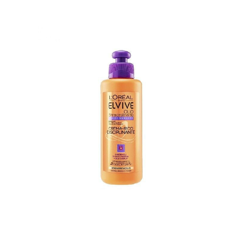 Elvive crema ml.200 olio straord inario ricci disciplinante