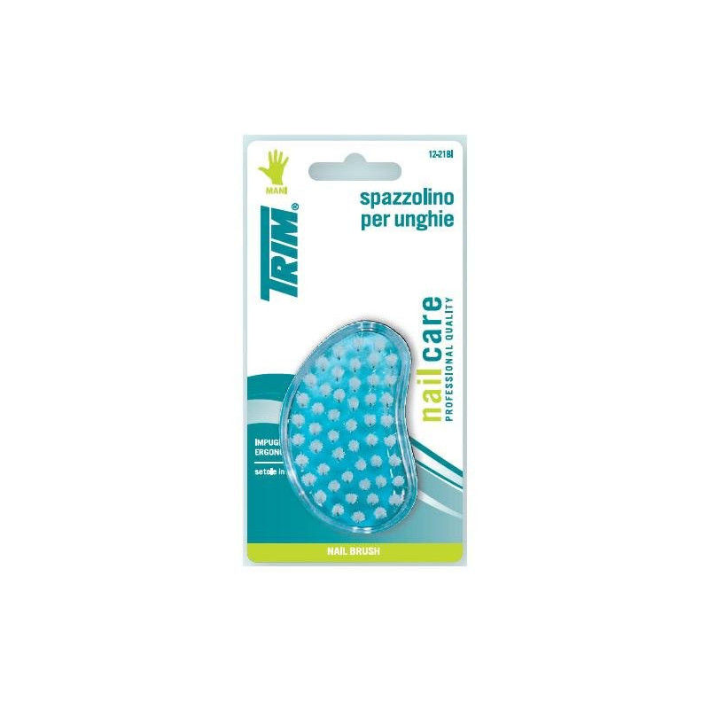 Trim spazzolino unghie ergonomico blister art.12-21bi