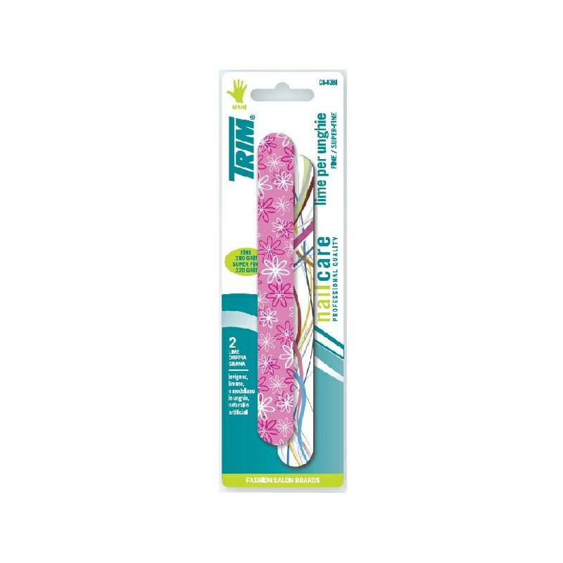 Trim lime unghie grana fine/superfine pz.2 blister art.cb-83bi