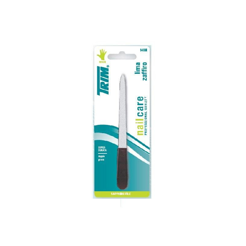 Trim lima unghie metallo zaffiro cm.13 blister art.9-93bi