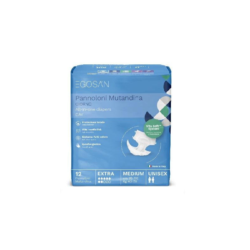 Egosan pannoloni mutandina medium extra pz.12 7 gocce