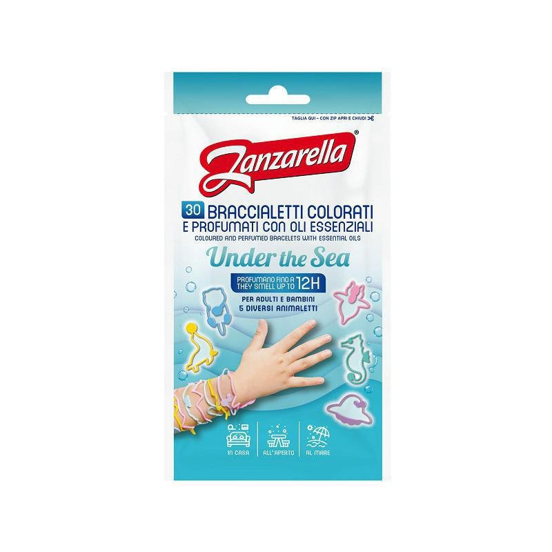 Zanzarella z-protection braccialetti under the sea pz.25 baby