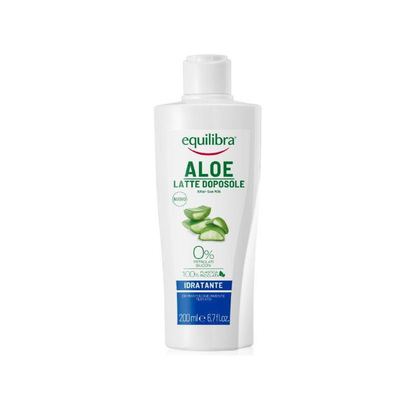 Equilibra solari natural aloe la tte doposole idratante ml.200