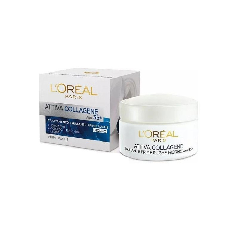 L oreal tripla attiva crema ml.50 antirughe 35+ collagene prime rughe