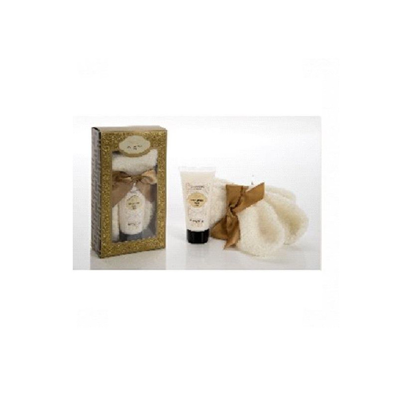 Confezione regalo oro foot care lozione+calzini wellness