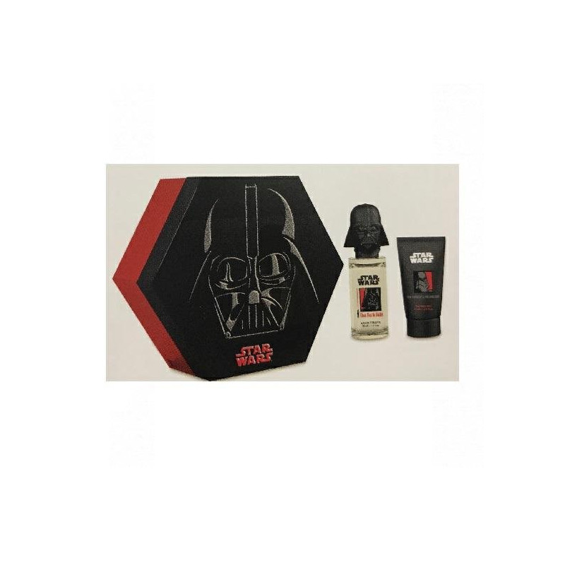 Star wars darth confezione regalo latta edt ml.50 + docciaschiuma ml.75