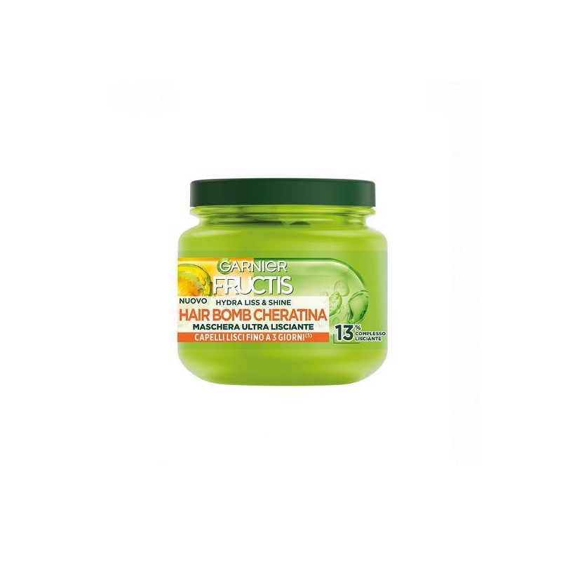 Fructis maschera ml.320 hair bomb hydra liss capelli lisci